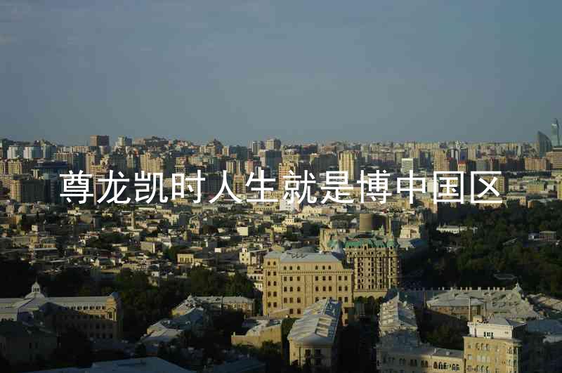 尊龙凯时人生就是博中国区